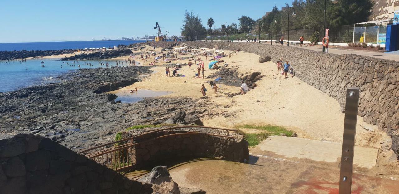 Luxury Estudio En Playa Roca A Primera Linea Del Mar Costa Teguise Exteriör bild